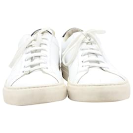 Autre Marque-Common Projects Retro Low Sneaker in White Leather-White