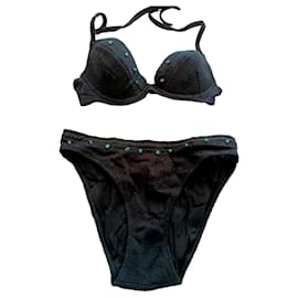 Autre Marque AUBADE Häkelbikini Schwarz