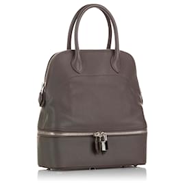 Hermès-Hermes Gray Bolide Secret Handbag-Grey