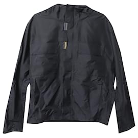 Raf Simons-Raf Simons Clusters Hooded Jacket in Black Nylon-Black