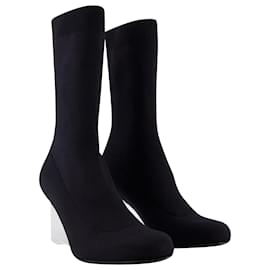 Alexander Mcqueen-Botas - Alexander Mcqueen - Preto - Couro-Preto