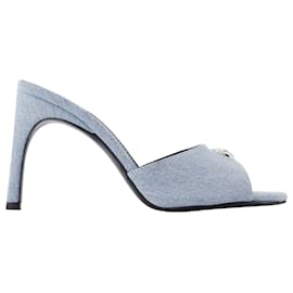 Coperni-Denim Logo Mules - Coperni - Blue - Canvas-Blue