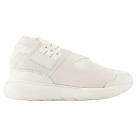 Y3-Qasa Sneakers - Y-3 - Off-White - Leather-White
