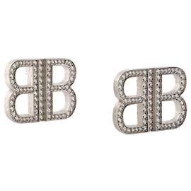 BB 2.0 Orecchini - Balenciaga - Tono argento Argento Metallico