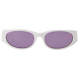 Sonnenbrille - By Far - Rodeo - Weiß Weiß