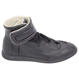 Maison Martin Margiela Maison Margiela Future High Top Sneakers in pelle nera Nero