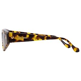 Nanushka-Óculos de Sol Crista - Nanushka - Acetato - Amarelo-Laranja