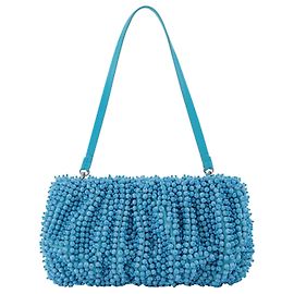Borsa Convertibile Beaned Bean - Staud - Perline - Blu Blu