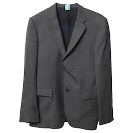Gucci-Gucci Single-Breasted Suit Jacket in Grey Wool-Grey
