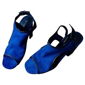 Minelli-Nuevas sandalias MINELLI azul cobalto P38-Negro,Azul,Azul oscuro