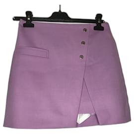 Mini jupe Maje violette en polyester Violet