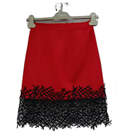 Christopher Kane-Skirts-Black,Red