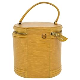 Louis Vuitton-LOUIS VUITTON Epi Cannes Hand Bag Yellow M48039 LV Auth bs4622-Yellow