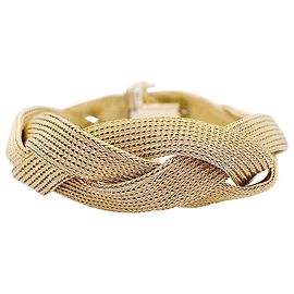 inconnue Bracciale a treccia in oro giallo. Altro