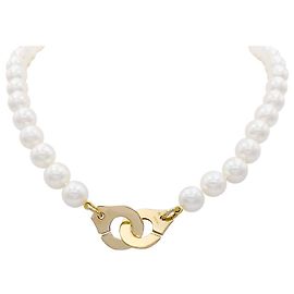 Collar de perlas Dinh Van, "Esposas R15", En oro amarillo. Otro