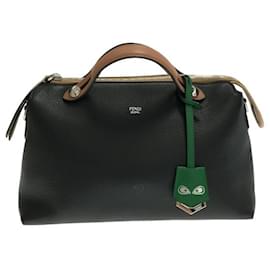 Fendi-Au fait moyen-Noir,Vert,Marron clair