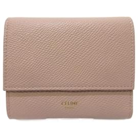 Céline-Small Trifold Wallet-Pink
