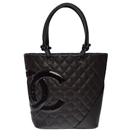 Chanel-borsa tote cambon in pelle marrone101138-Marrone