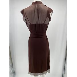 Diane Von Furstenberg-DIANE VON FURSTENBERG  Dresses T.US 6 silk-Brown