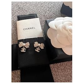 Chanel-Noeuds avec CC-Bijouterie argentée