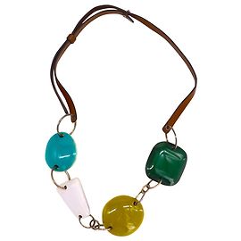 Collar babero Marni de resina multicolor Multicolor