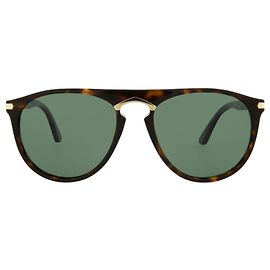 Cartier Aviator-Style Acetate Sunglasses Brown