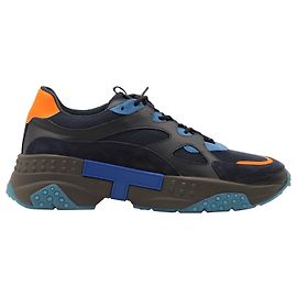 Tod's Active Sportivo 57B in Blue Leather Blue
