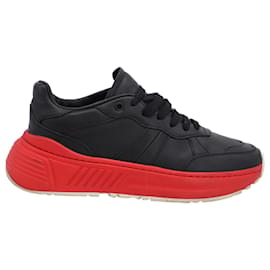 Bottega Veneta-Bottega Veneta Speedster Low Top Sneakers in Black Leather -Black