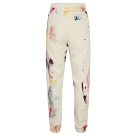 Palm Angels-Palm Angels Printed College Sweatpants-Beige