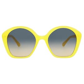 Chloé Kids Round-Frame Acetate Sunglasses Yellow