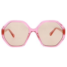 Chloé Kids Round-Frame Acetate Sunglasses Pink