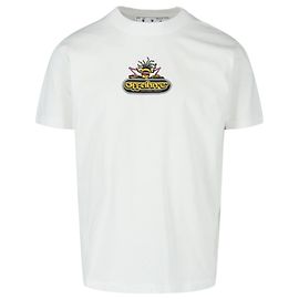 Off White Blanquecino 90Camiseta ajustada de manga corta DJ's Blanco