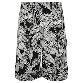 Palm Angels-Palm Angels Jungle Parrots Swim Shorts-Metallic