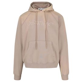 Off White Off-White Laundry Raglan-Skate-Hoodie Beige