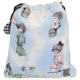 Miu Miu-Miu Miu Printed Drawstring Bag in Multicolor Nylon -Other