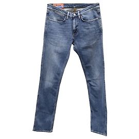 Jeans North Slim Fit di Acne Studios in cotone blu lavato Blu