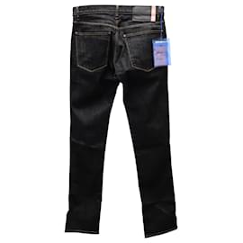 Acne-Acne Studios North Slim Fit Jeans in Black Cotton -Black