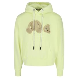 Palm Angels-Palm Angels Go PA Bear Hoodie-Yellow