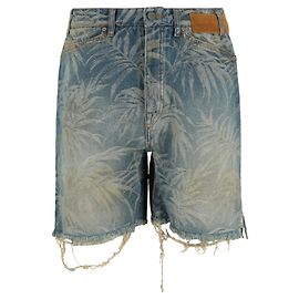 Short jeans Palm Angels Jungle Azul