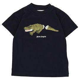 Palm Angels Camiseta estampada de crocodilo Azul