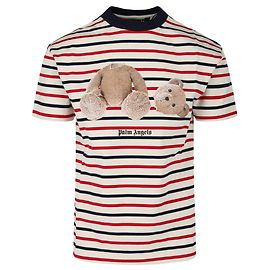 Camicia classica Palm Angels PA Bear Stripes Multicolore