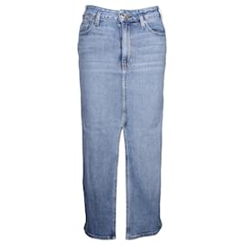 Sandro-Saia jeans em algodão azul-Azul