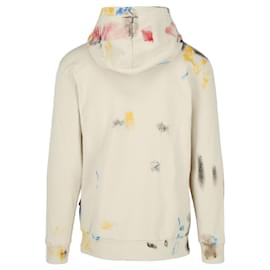Palm Angels-Palm Angels Painted Collage Hoodie-Beige