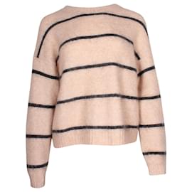 Acne-Acne Studios Rhira Sweater in Pink Mohair-Pink