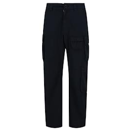 Palm Angels-Palm Angels Cargo Pants-Blue,Navy blue