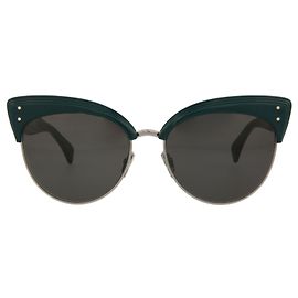 Alaïa Óculos de sol Alaia Cat Eye com armação de acetato Verde