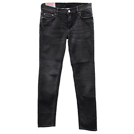 Acne Studios North Vaqueros ajustados de algodón negro Negro