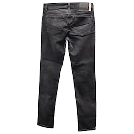 Acne-Acne Studios North Slim Fit Jeans in Black Cotton -Black