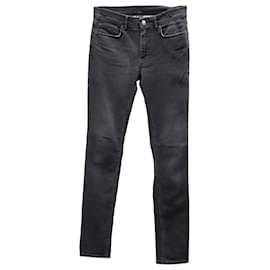 Acne-Acne Studios North Skinny Fit Jeans aus schwarzer Baumwolle-Schwarz
