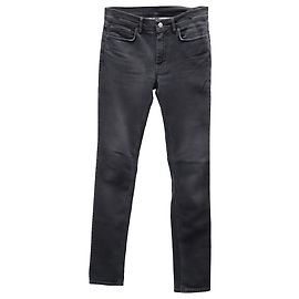 Vaqueros ajustados de algodón negro North de Acne Studios Negro